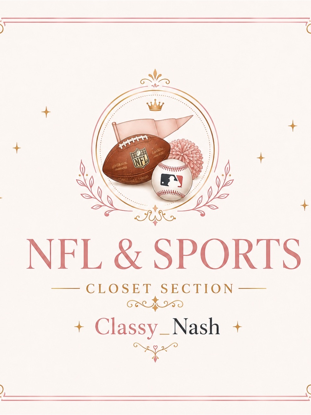 🏈⚾ NFL & Sports Closet Divider